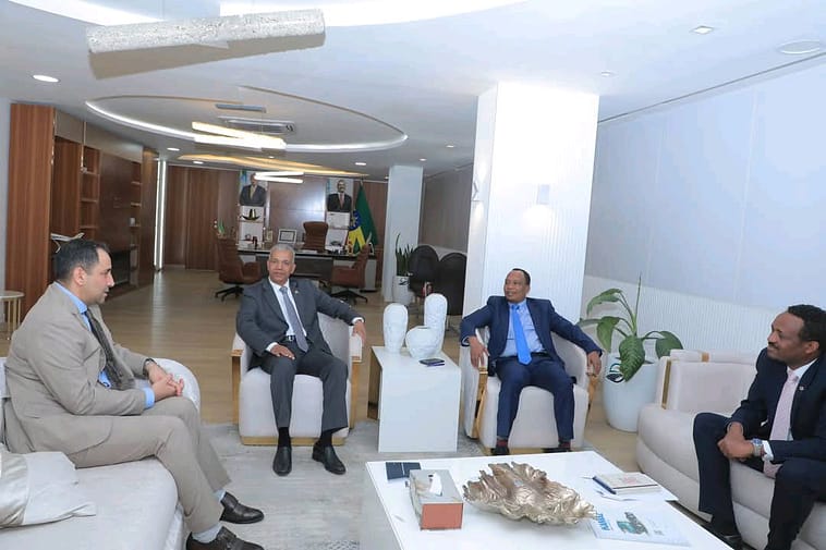 Ethiopia: Ambassador at meeting between Transport Minister and Oman Airports acting CEO
