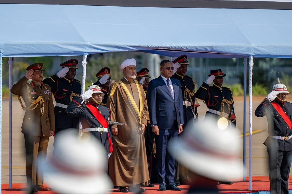 His Majesty arrives in Botswana