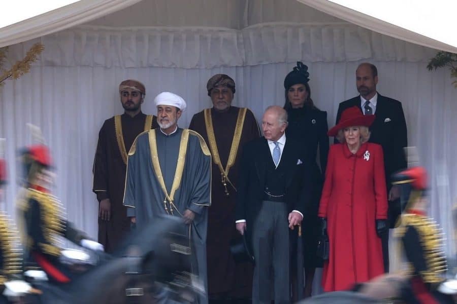His Majesty accorded official reception ceremony at Windsor Castle