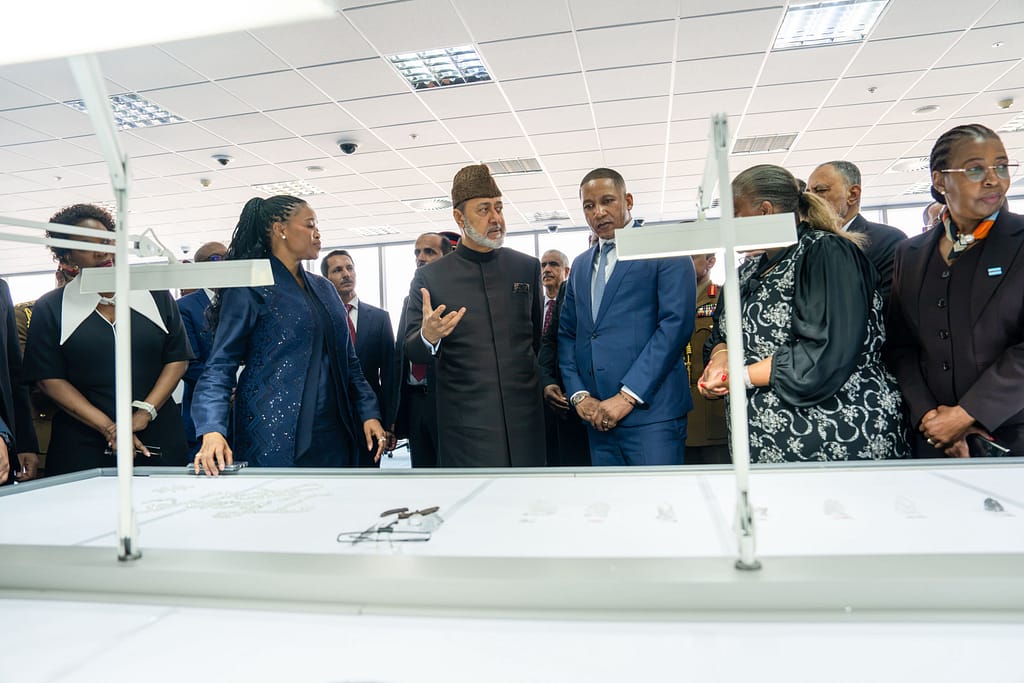 His Majesty visits diamond centre in Botswana