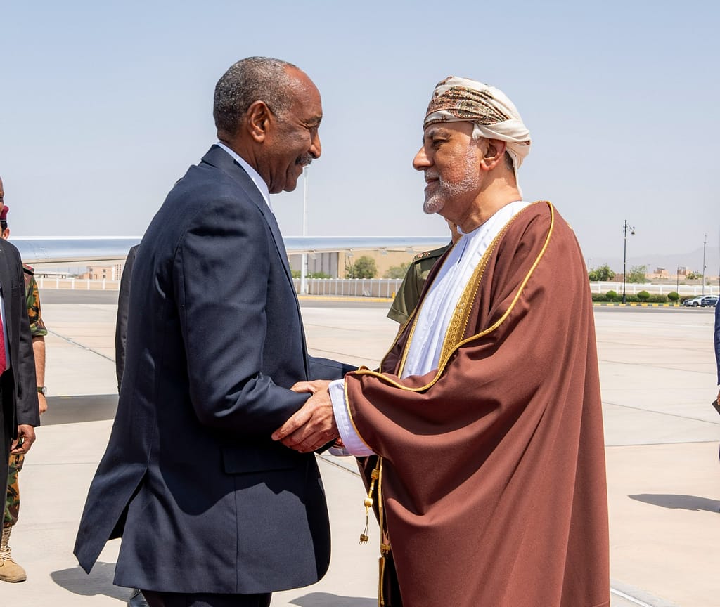 His Majesty receives Chairman of Transitional Sovereignty Council in Sudan