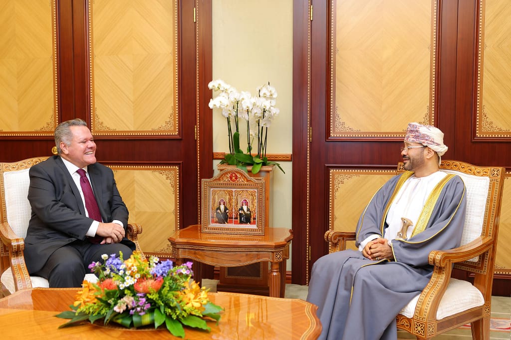 معالي السيد وزير الخارجية يستقبل السفير البرازيلي بمناسبة انتهاء مهام عمله