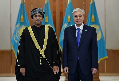 Ambassador of the Sultanate of Oman to the Republic of Kazakhstan delivers his credentials