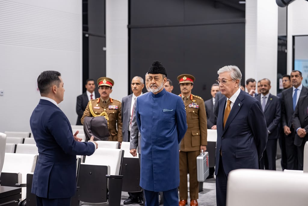 His Majesty visits Astana International Financial Centre