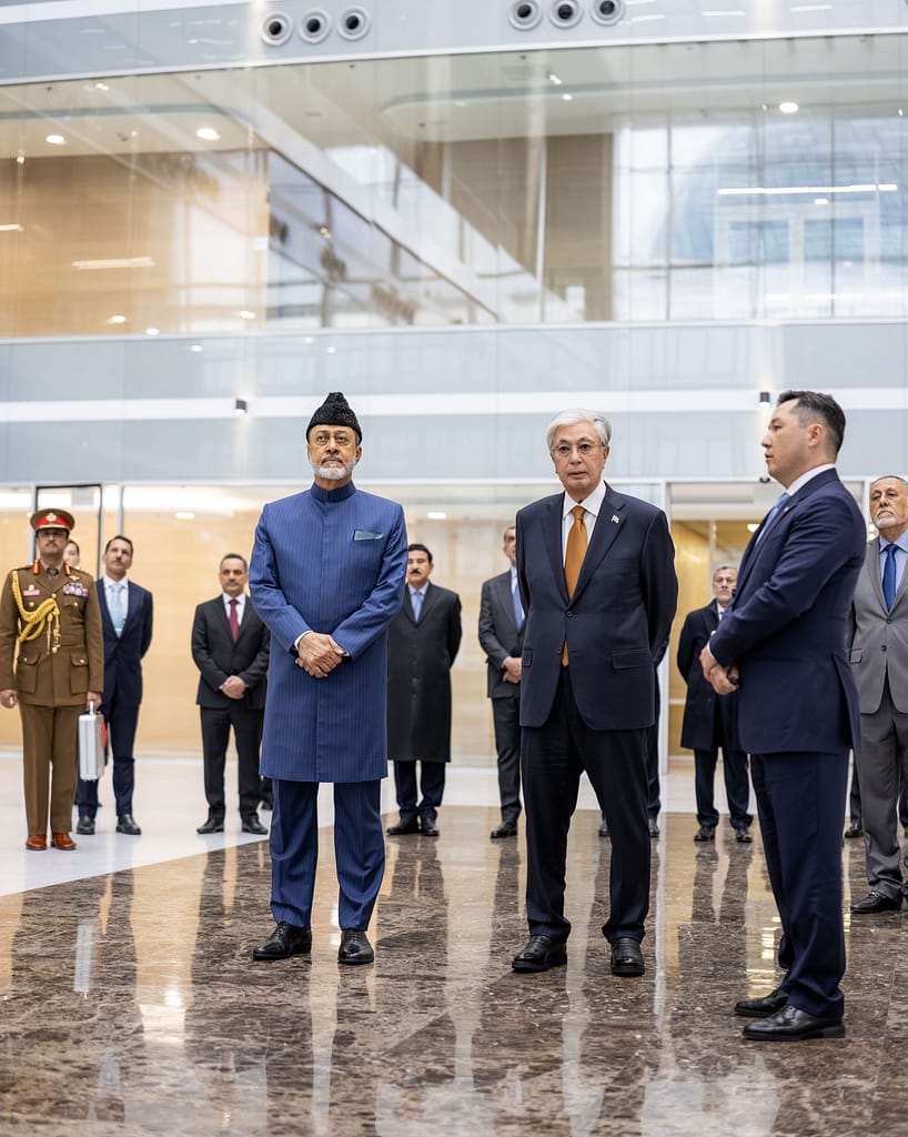 His Majesty visits Astana International Financial Centre