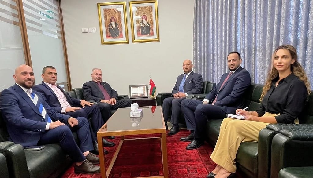 فلسطين: رئيس البعثة يستقبل وفدا من شركة التكافل للتأمين