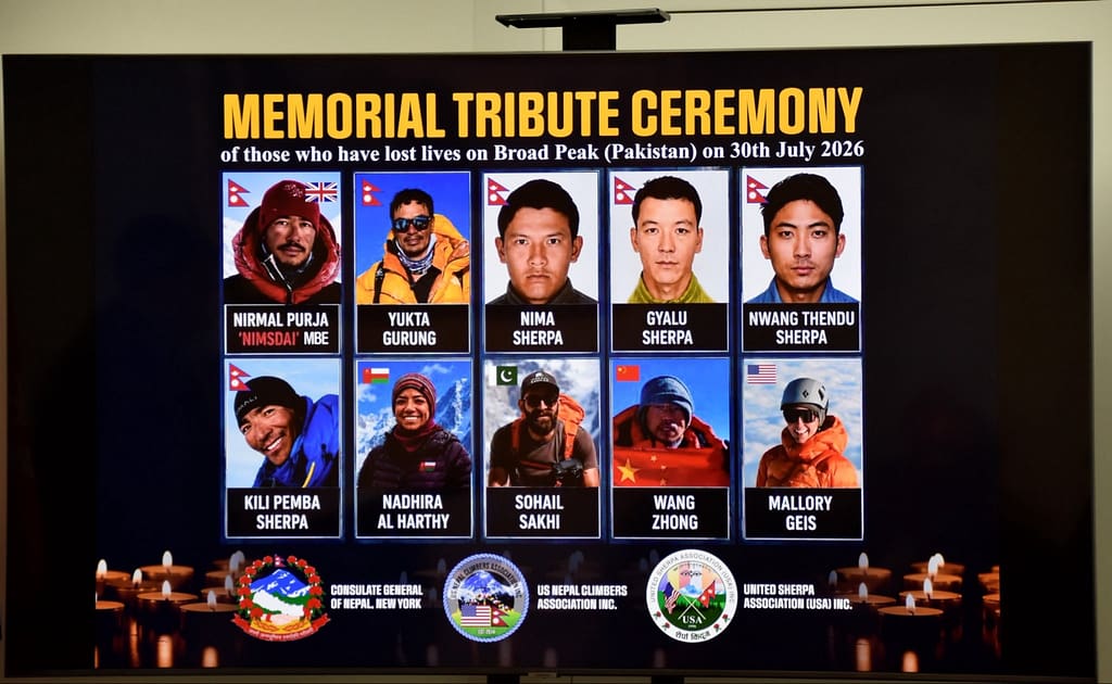 New York: Oman at memorial for Broad Peak victims