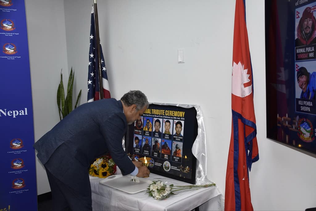 New York: Oman at memorial for Broad Peak victims
