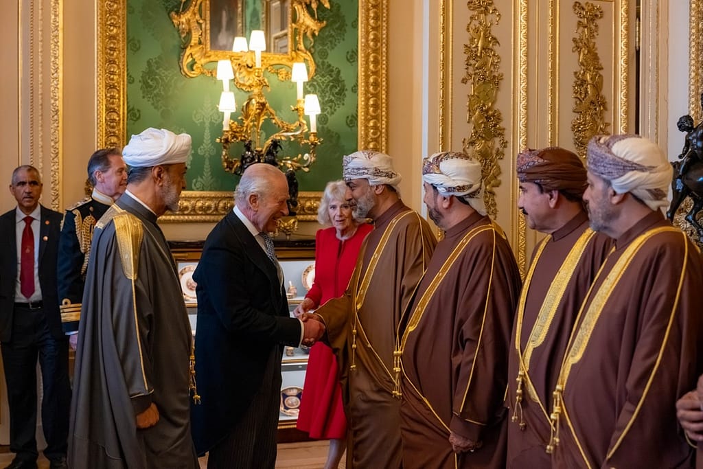 Sultan Haitham Meets King Charles at Windsor Castle