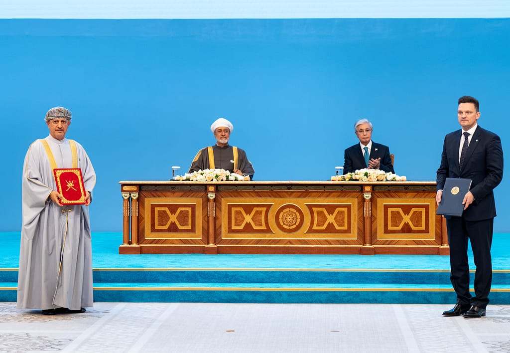Sultan Haitham Signs Agreements with Kazakhstan