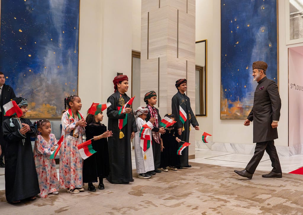 His Majesty arrives in Kazakhstan