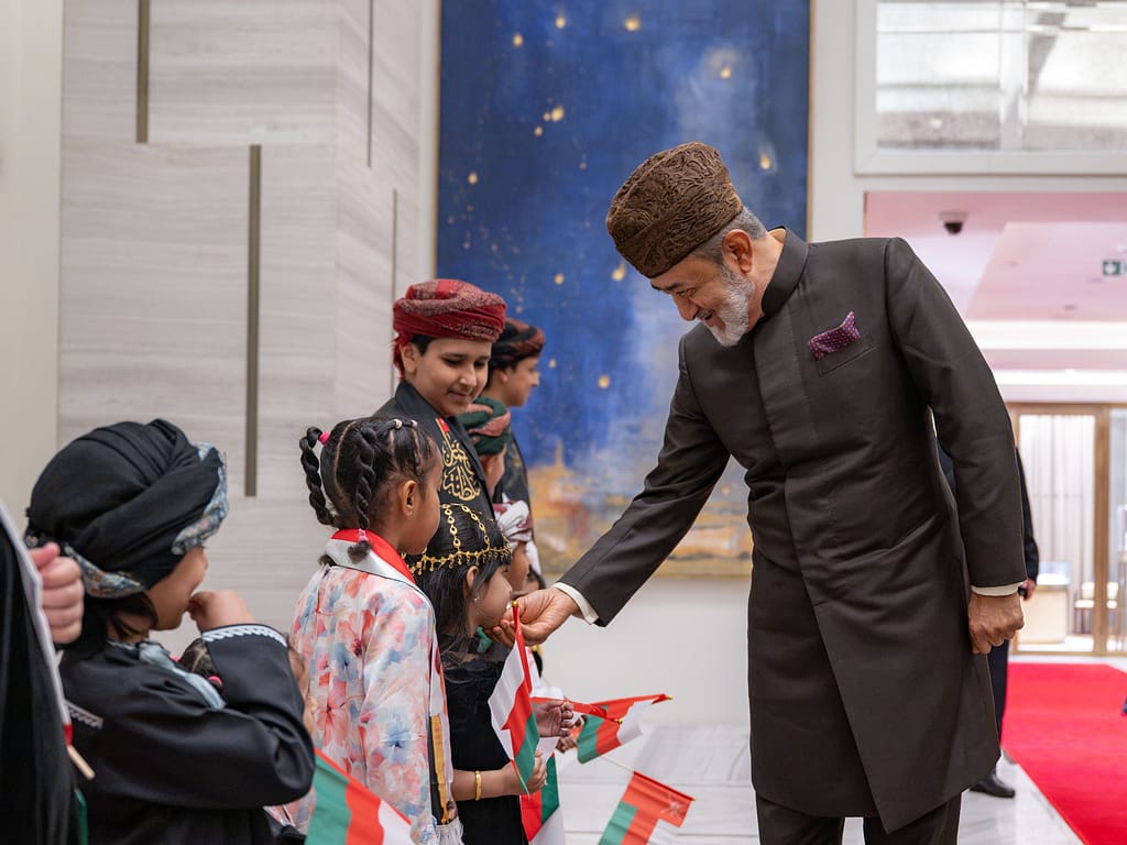 His Majesty arrives in Kazakhstan