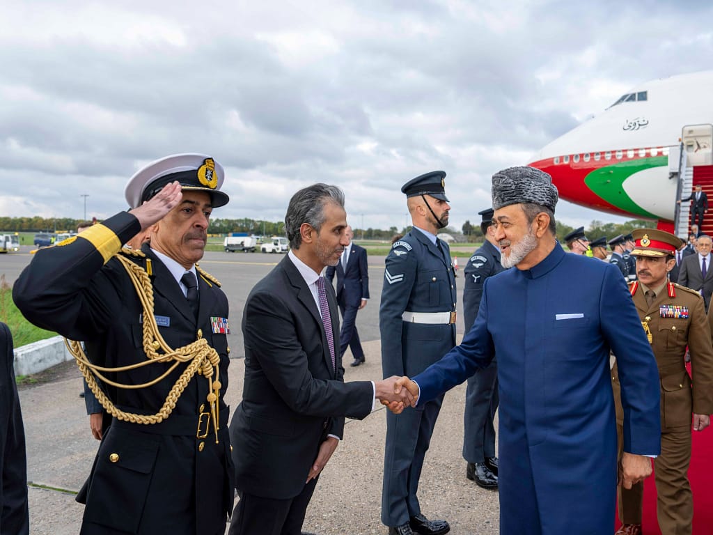 Sultan Haitham Arrives in UK for State Visit