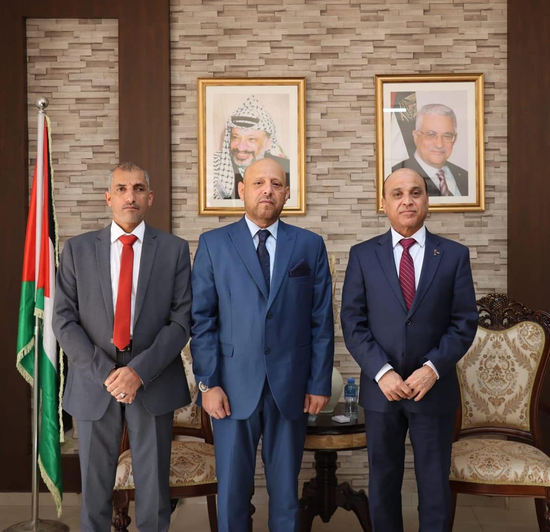 فلسطين: رئيس البعثة يلتقي وزير النقل والمواصلات