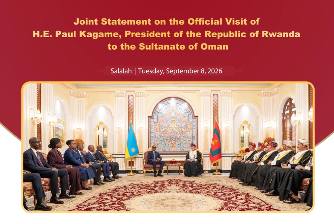 Joint Statement from Oman and Rwanda