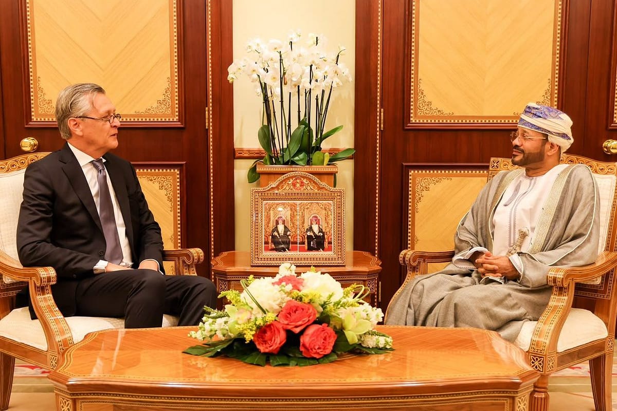 معالي السيد وزير الخارجية يستقبل السفير الألماني بمناسبة انتهاء مهام عمله