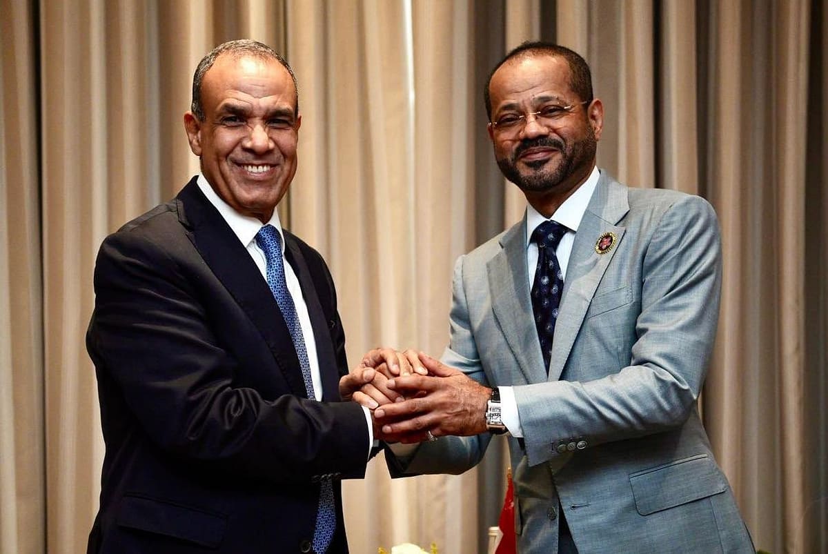 معالي السيد وزير الخارجية يلتقى نظيره المصري في مانيلا
