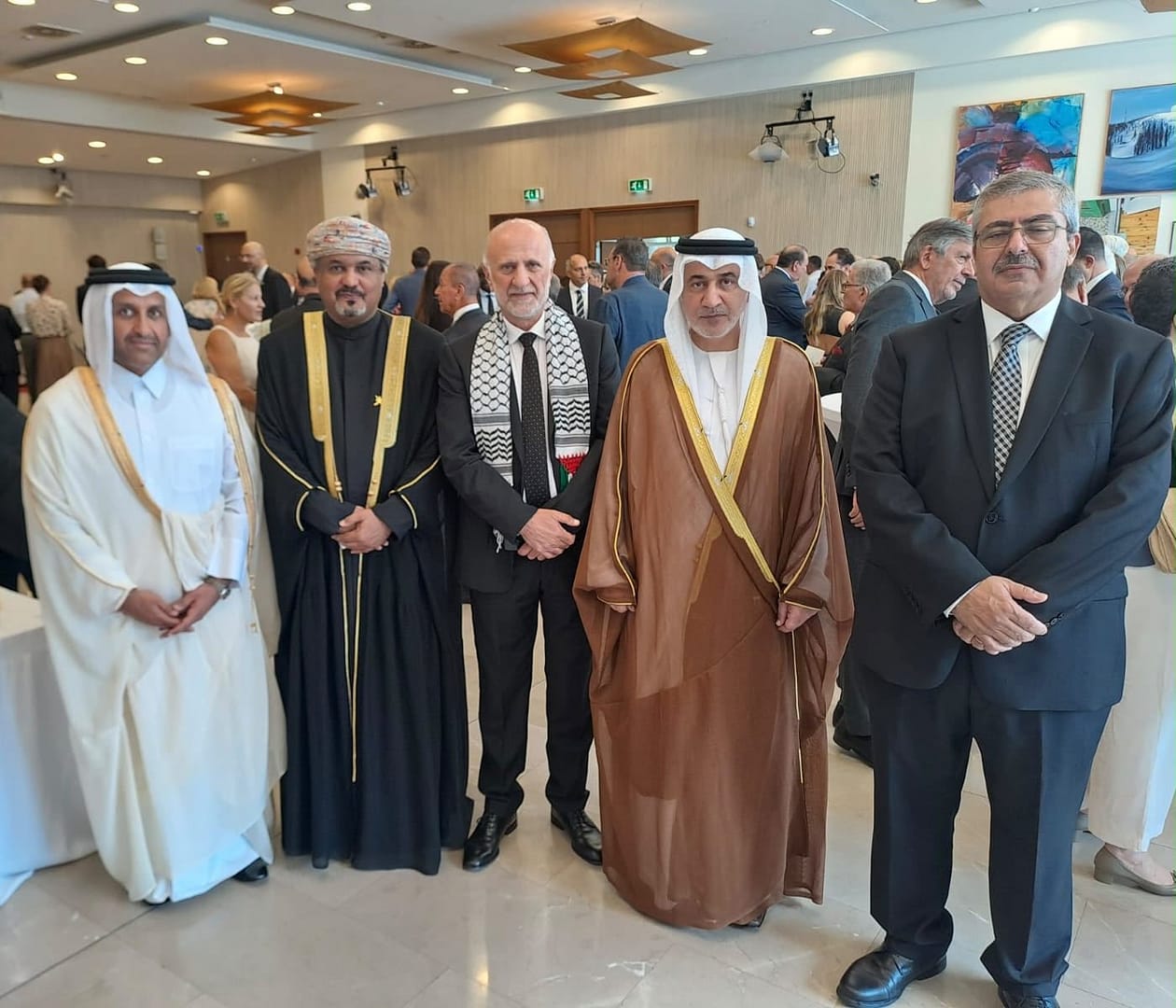 Ambassador Alnahdi Meets with Kombos in Cyprus