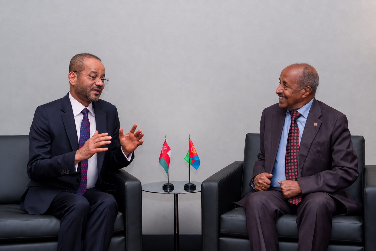 Minister meets Eritrean Foreign Minister (Edited)