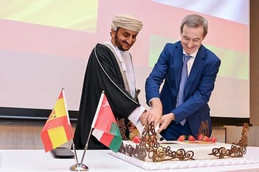 Political undersecretary at Spanish National day reception