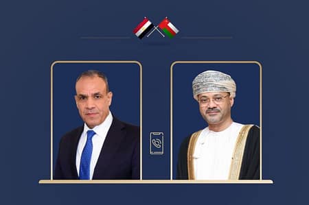 اتصال هاتفي بين معالي السيد وزير الخارجية ونظيره المصري