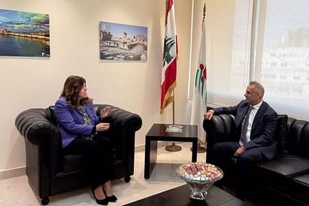 Lebanon: Ambassador meets Minister of Youth and Sports