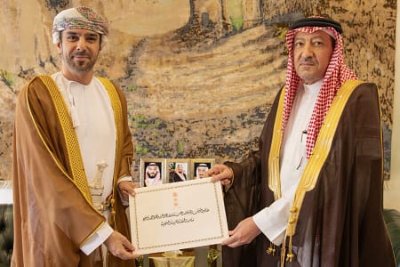 Saudi Arabia: Oman's Ambassador Designate presents credentials