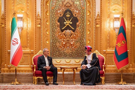 His Majesty holds official talks with the Iranian President