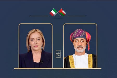 His Majesty Sultan holds telephone call with Italian Prime Minister