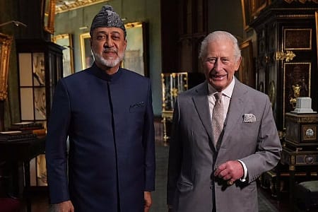 His Majesty meets King Charles III in Windsor Castle