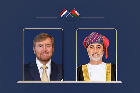 جلالة السلطان المعظم يتلقى اتصالا هاتفيا من ملك هولندا