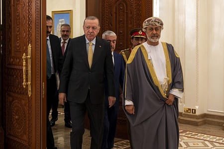 His Majesty and Turkish President hold private meeting