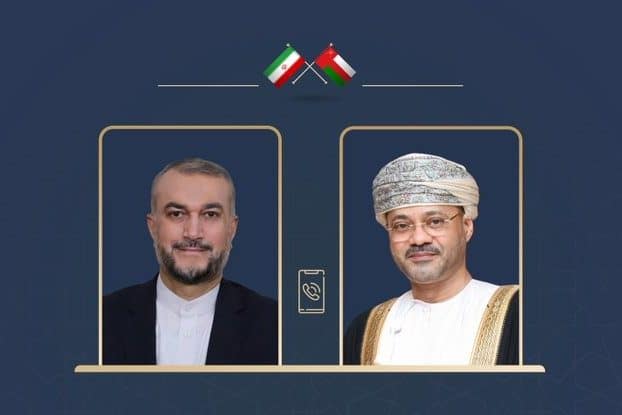 معالي السيد وزير الخارجية يبحث المستجدات الإقليمية والدولية مع نظيره الإيراني