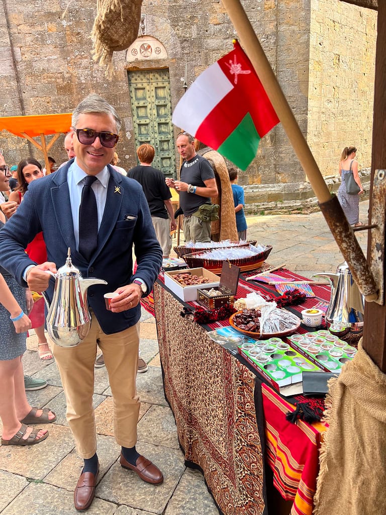 Italy: Embassy at historic culture festival
