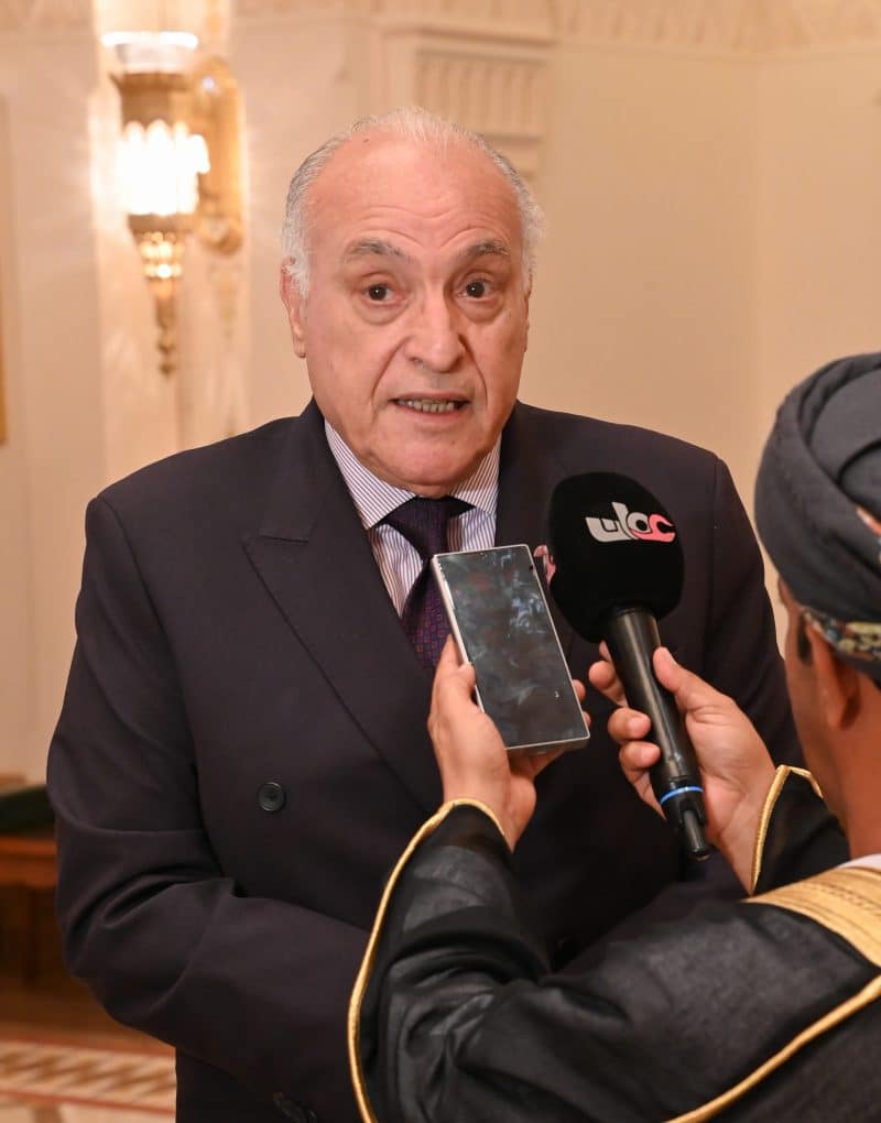 وزير الخارجية الجزائري يدلي بتصريح لوكالة الأنباء العمانية