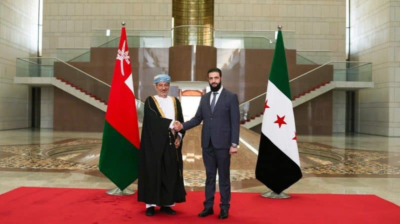تحيات جلالة السُّلطان إلى قائد الإدارة الانتقالية السورية