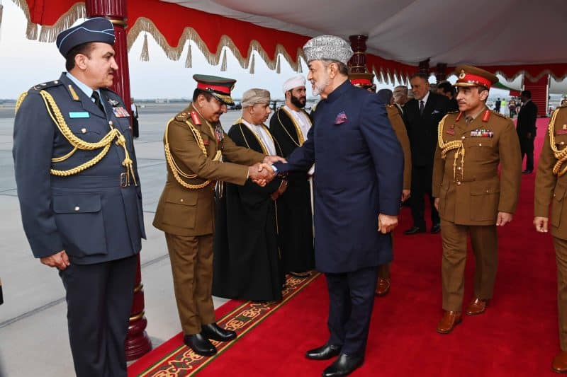 His Majesty returns to Oman from Türkiye