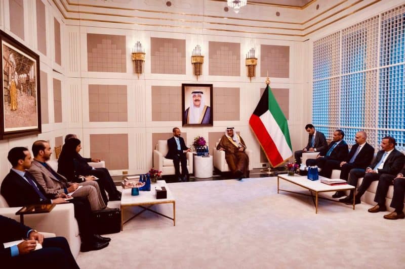 معالي السيد وزير الخارجية يلتقي ولي عهد دولة الكويت في نيويورك