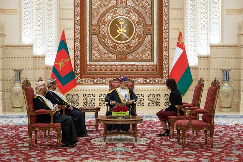 His Majesty receives credentials of Dutch ambassador