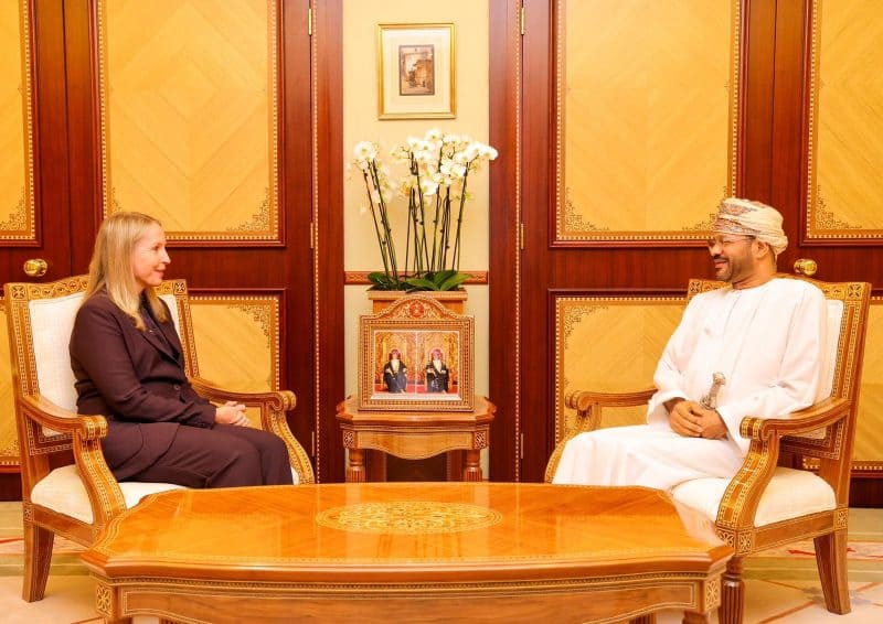 وزير الخارجية يستقبل السفيرة الهولندية بمناسبة انتهاء مهام عملها
