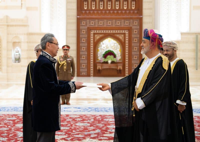 جلالة السُّلطان المعظّم يتقبّل أوراق اعتماد عددٍ من السفراء