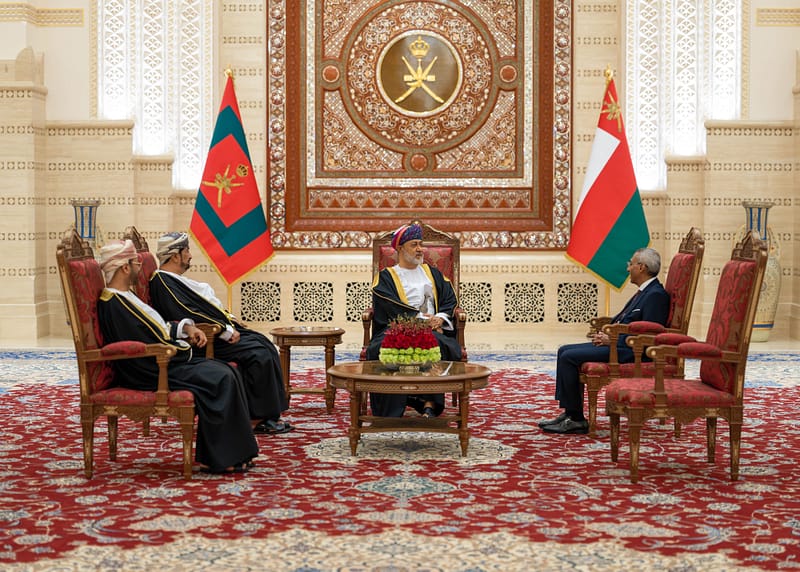 His Majesty receives credentials of Egyptian ambassador
