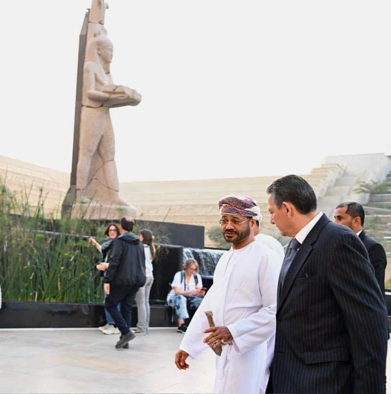 معالي السيد وزير الخارجية يزور المتحف المصري الكبير بالقاهرة