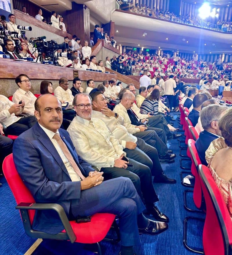 الفلبين: السفير يحضر الجلسة العامة للكونجرس الفلبيني