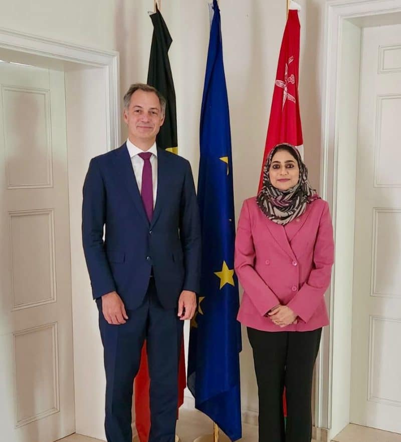 Belgium: Oman's Ambassador receives former Prime Minister