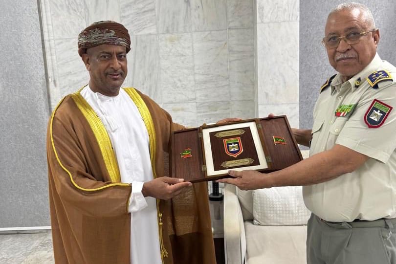 Oman Meets with Mauritanian National Guard Chief of Staff
