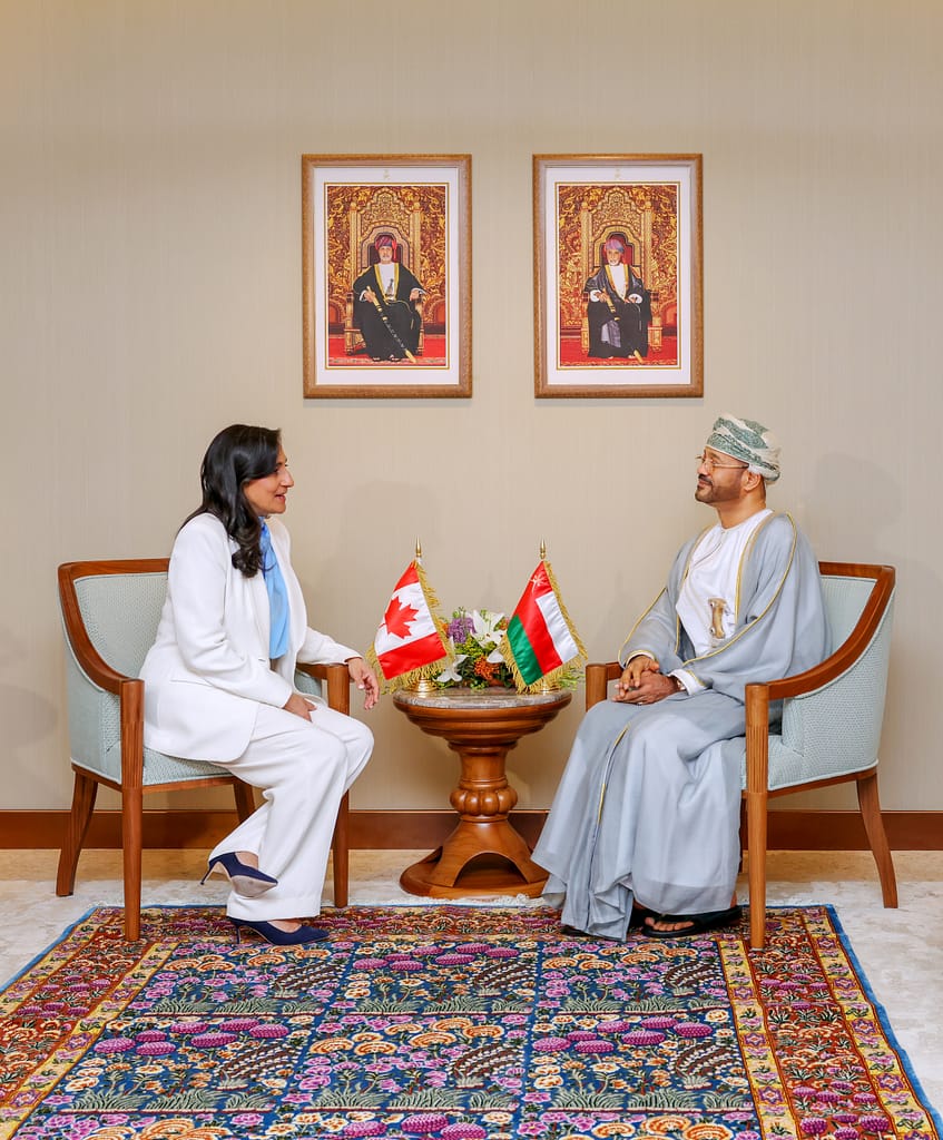 Joint statement between Oman and Canada on the occasion of the visit of the Canadian Foreign Minister
