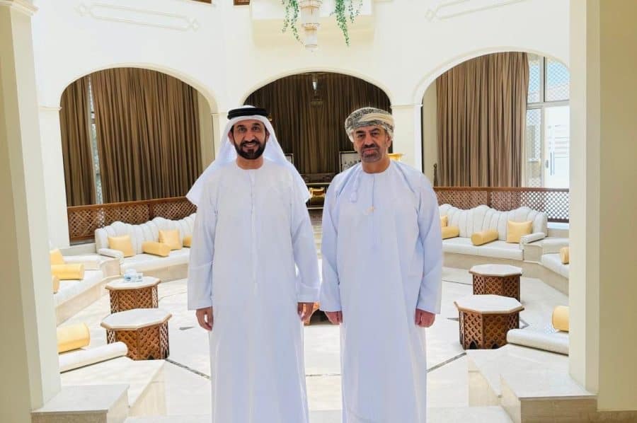 UAE: The Ambassador of the Sultanate of Oman meets with a member of the Federal National Council and Chairman of the Parliamentary Friendship Committee between the UAE and the Gulf Cooperation Council countries