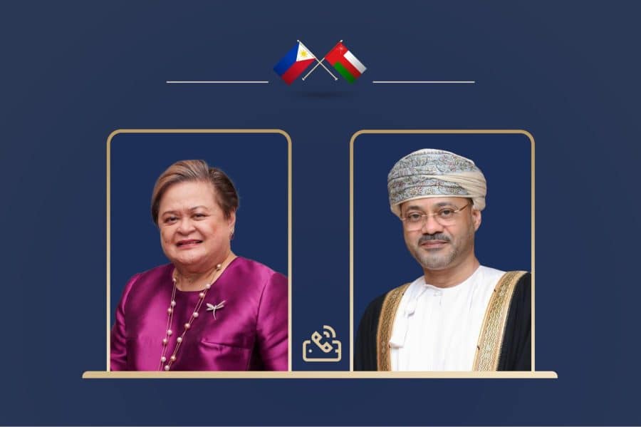 معالي السيد وزير الخارجية يبحث مع نظيرته الفلبينية علاقات الصداقة والتعاون