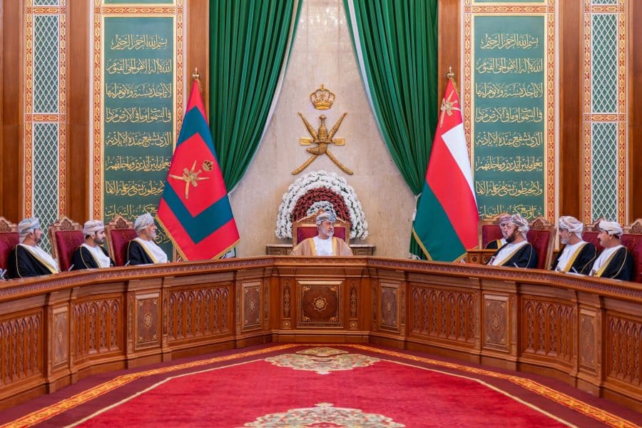 His Majesty presides over Cabinet Meeting